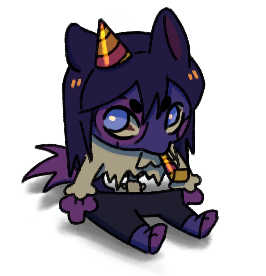 Birthday chibi of my sona!