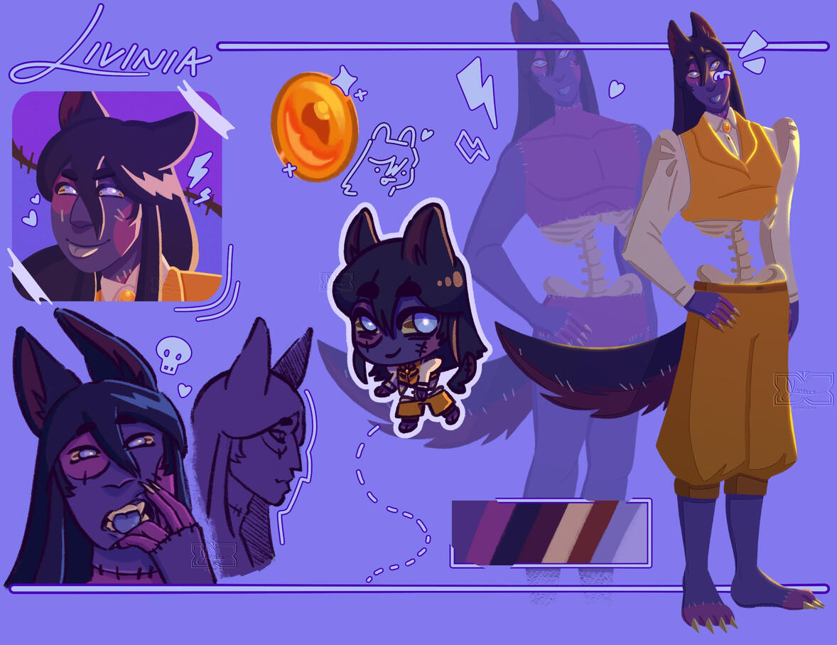 Livinia reference sheet [OC]