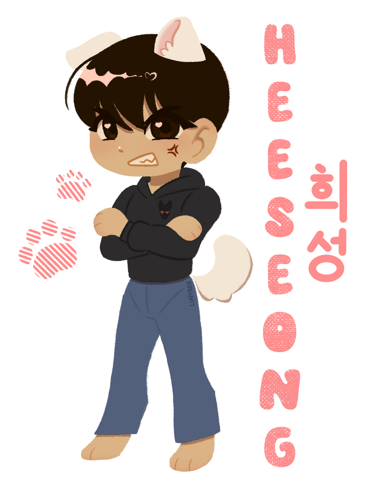 Chibi Heeseong (Paws &amp; Claws)!