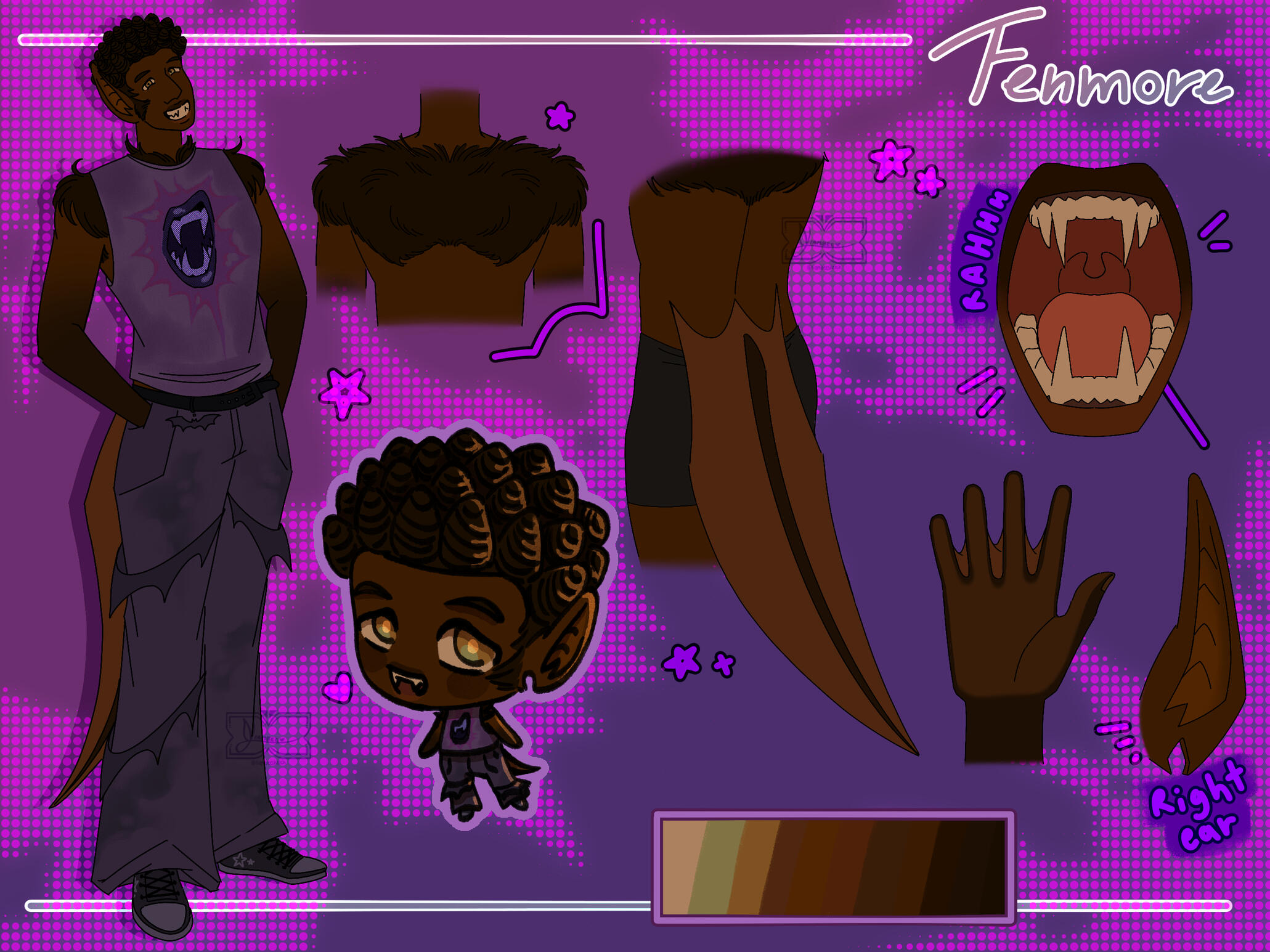 Fenmore's reference sheet [Original character]