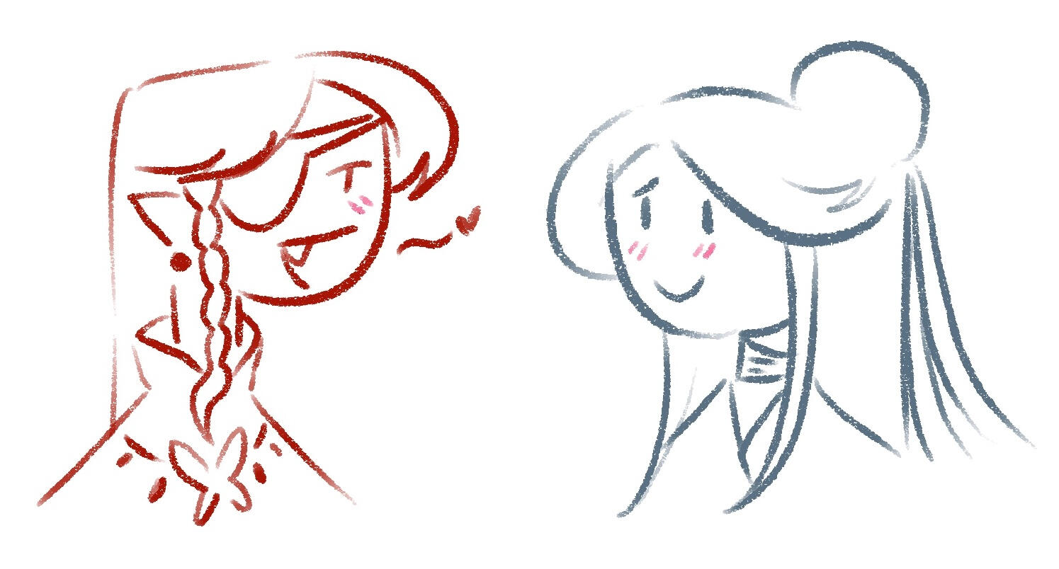 Early version of simplified Hualian in my style.