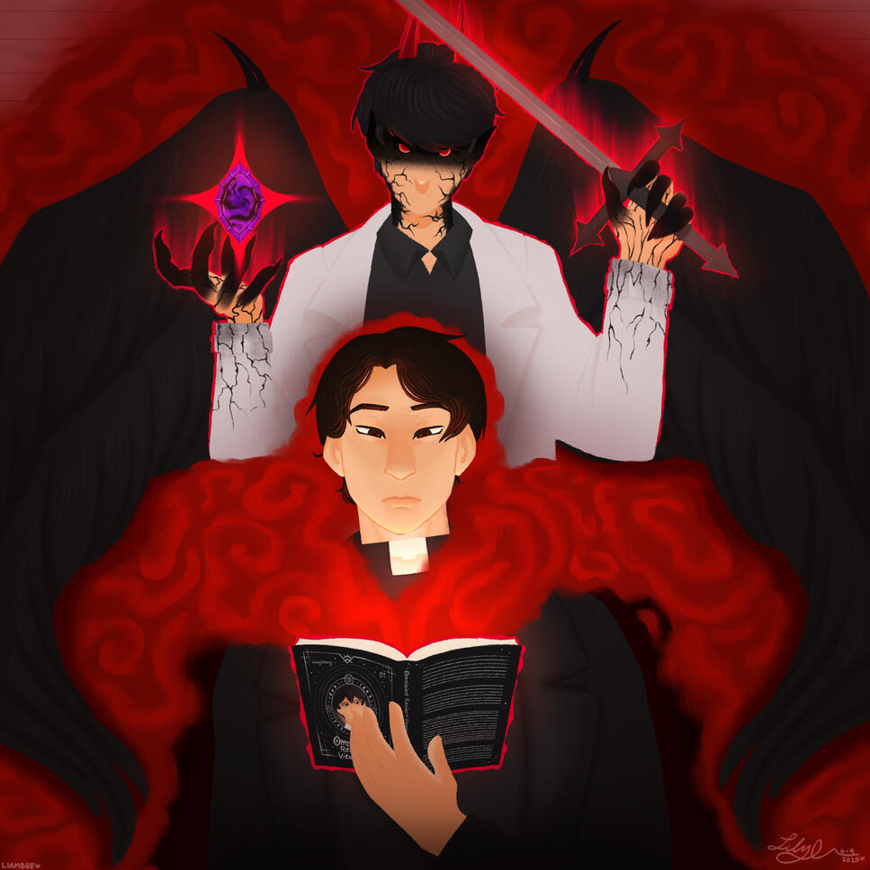 Yoo Joonghyuk and Kim Dokja (fan art contest submission)!