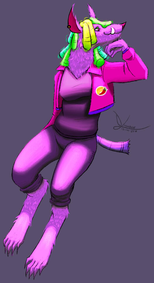 Unnamed rat woman (fur test).